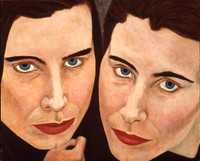 Jayne and Joan, F.Veteran, Oil on Linen, 22x27"