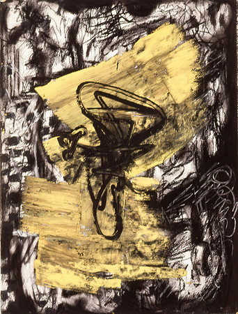 F.Veteran, Oil on Paper