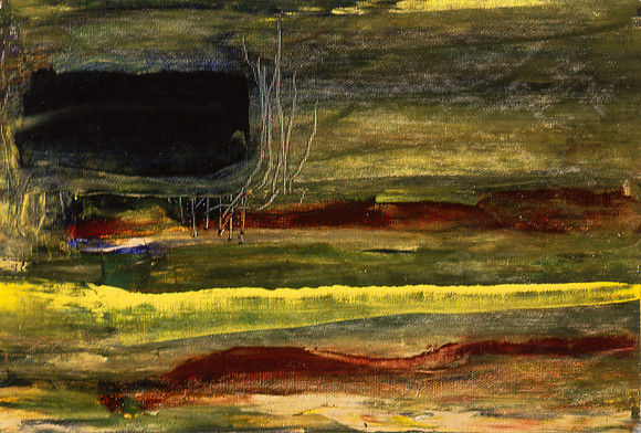 F.Veteran, Oil on Canvas Board