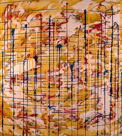 F.Veteran_Acrylic, Oil and Enamel on Canvas_66x60"